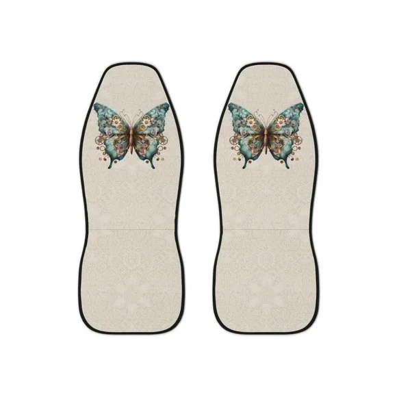 Butterfly Car Seat Covers, Butterfly Seat Covers, Vehicle Seat Covers - Picture 4 of 4